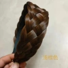 Hoop de cabeza de pelo falso hoop de pelo vintage engrosado mujer hecho a mano estilo de mujer twisted hoop de cabeza de mujer de verano craneal alto hoop de pelo Specification image